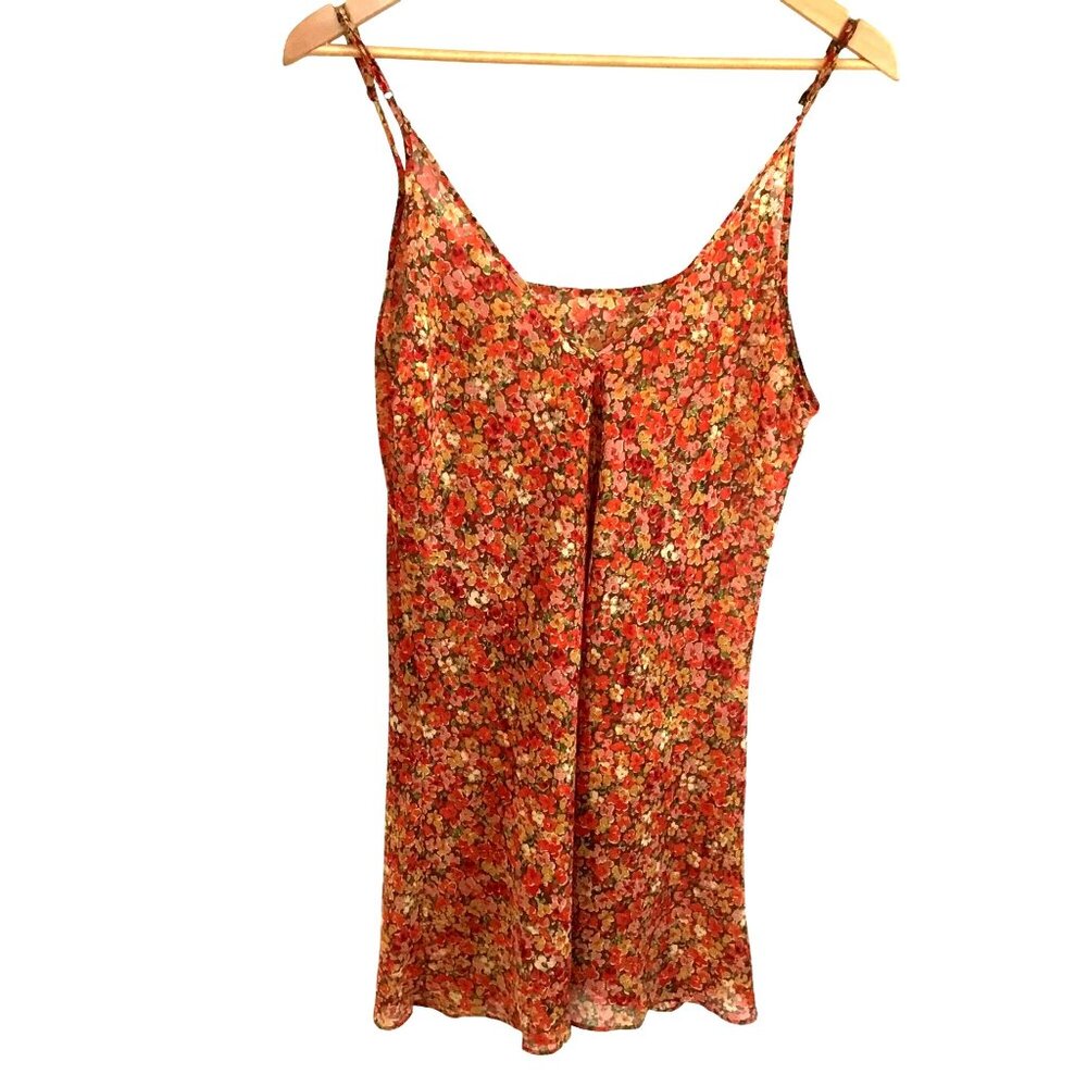 Victoria’s Secret Women’s Floral Slip Dress L Vintage Y2K Nightgown Lingerie